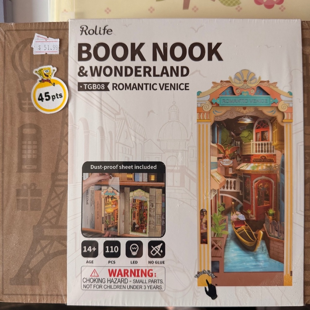 Book nook Romanic Venice